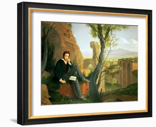 Percy Bysshe Shelley (1792-1822) 1845-Joseph Severn-Framed Giclee Print