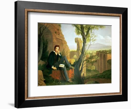 Percy Bysshe Shelley (1792-1822) 1845-Joseph Severn-Framed Giclee Print