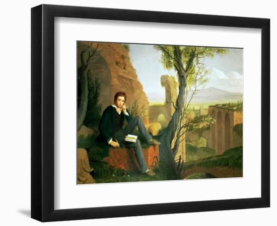 Percy Bysshe Shelley (1792-1822) 1845-Joseph Severn-Framed Giclee Print