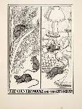 The Country Mouse and the City Mouse, from A Hundred Fables of Aesop, Pub.1903 (Engraving)-Percy James Billinghurst-Giclee Print