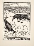 The Crow and the Pitcher, from A Hundred Fables of Aesop, Pub.1903 (Engraving)-Percy James Billinghurst-Framed Giclee Print