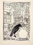 The Crow and the Pitcher, from A Hundred Fables of Aesop, Pub.1903 (Engraving)-Percy James Billinghurst-Framed Giclee Print