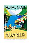 Royal Mail "Atlantis"-Percy Padden-Stretched Canvas