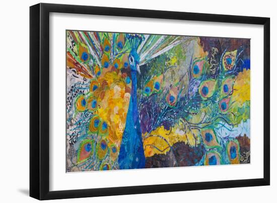 Percy Peacock II-Elizabeth St. Hilaire-Framed Art Print