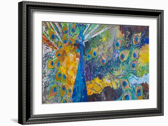 Percy Peacock II-Elizabeth St. Hilaire-Framed Art Print