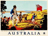 Australia - In the Sun - Australian Sheep Herder-Percy Trompf-Art Print
