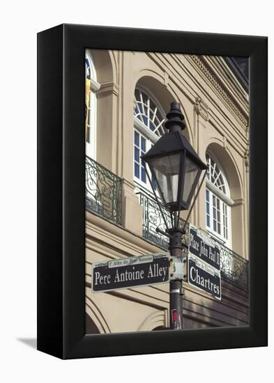 Pere Antoine Alley, French Quarter, New Orleans, Louisiana-Natalie Tepper-Framed Stretched Canvas