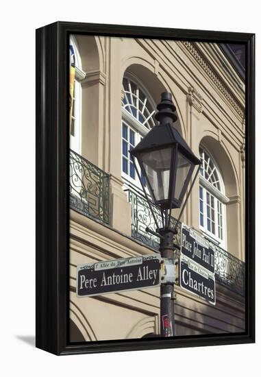 Pere Antoine Alley, French Quarter, New Orleans, Louisiana-Natalie Tepper-Framed Stretched Canvas