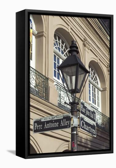 Pere Antoine Alley, French Quarter, New Orleans, Louisiana-Natalie Tepper-Framed Stretched Canvas