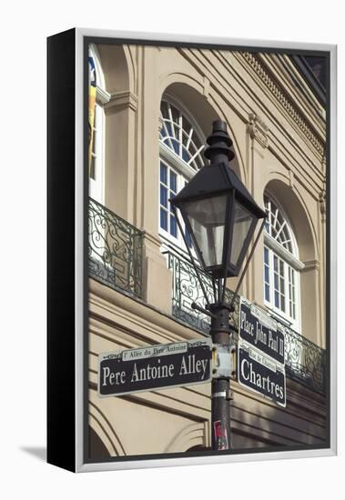 Pere Antoine Alley, French Quarter, New Orleans, Louisiana-Natalie Tepper-Framed Stretched Canvas