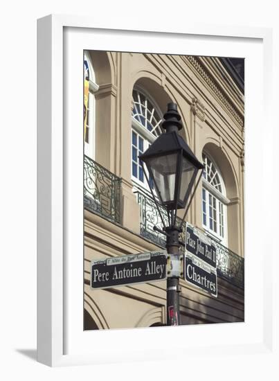 Pere Antoine Alley, French Quarter, New Orleans, Louisiana-Natalie Tepper-Framed Photo