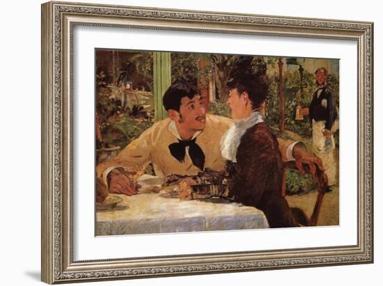 Père Lathuille-Edouard Manet-Framed Art Print