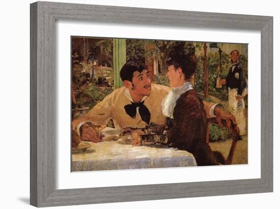 Père Lathuille-Edouard Manet-Framed Art Print