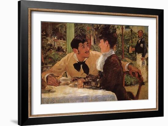 Père Lathuille-Edouard Manet-Framed Art Print