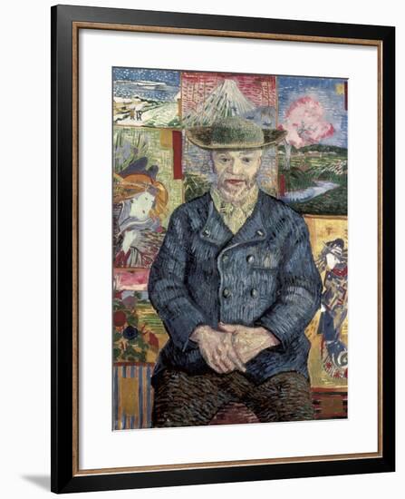 Père Tanguy (Father Tanguy)-Vincent van Gogh-Framed Art Print
