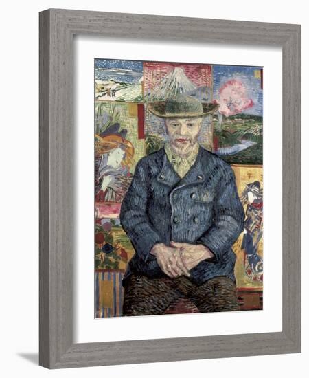 Père Tanguy (Father Tanguy)-Vincent van Gogh-Framed Art Print