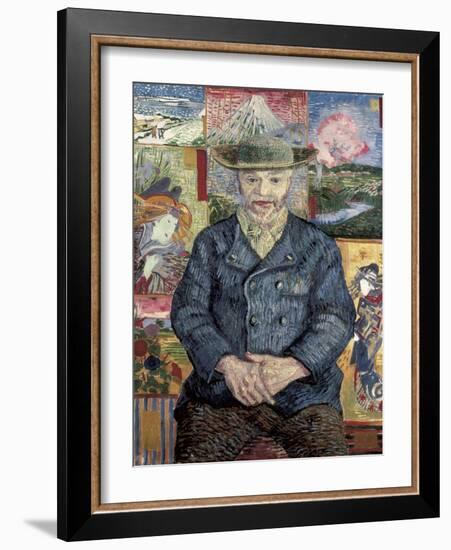 Père Tanguy (Father Tanguy)-Vincent van Gogh-Framed Art Print