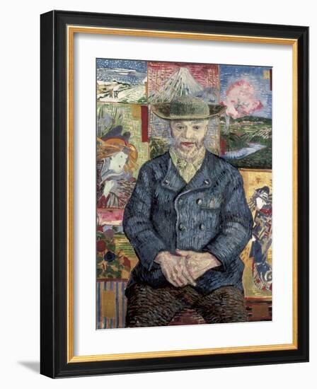 Père Tanguy (Father Tanguy)-Vincent van Gogh-Framed Art Print