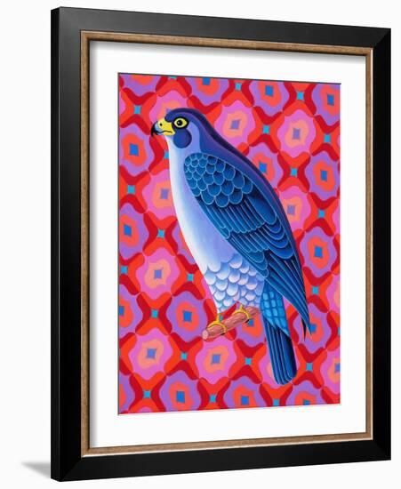 Peregrine Falcon, 2023 (Oil on Canvas)-Jane Tattersfield-Framed Giclee Print