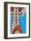 Peregrine falcon perched on mosaic tower at Sagarada Familia-Oriol Alamany-Framed Photographic Print