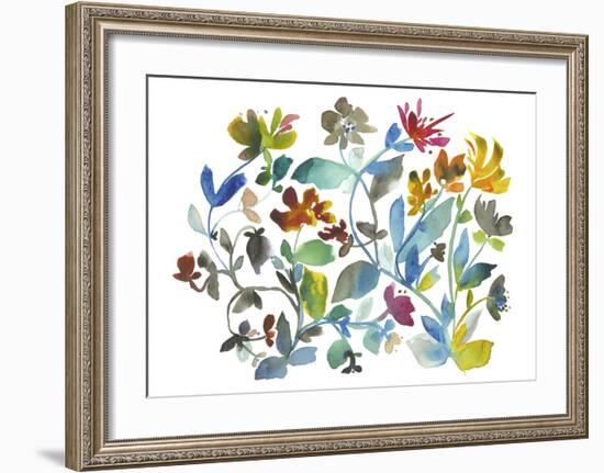 Peregrine Garden-Kiana Mosley-Framed Art Print