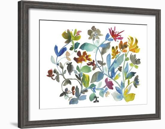 Peregrine Garden-Kiana Mosley-Framed Art Print