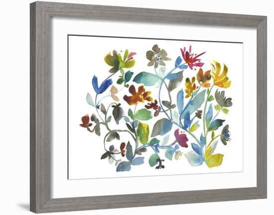 Peregrine Garden-Kiana Mosley-Framed Art Print