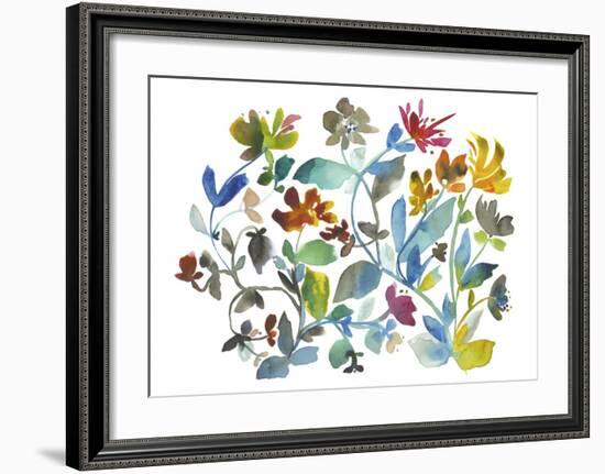 Peregrine Garden-Kiana Mosley-Framed Art Print