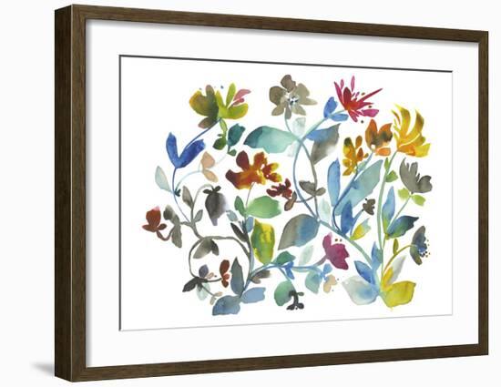 Peregrine Garden-Kiana Mosley-Framed Art Print