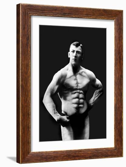 Perfect Abs-null-Framed Art Print