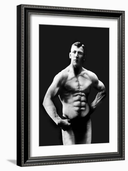 Perfect Abs-null-Framed Art Print