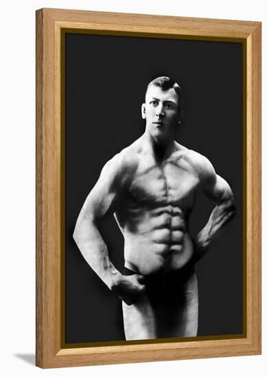 Perfect Abs-null-Framed Stretched Canvas