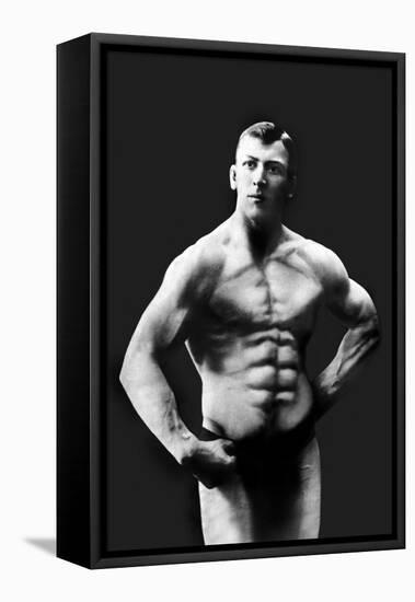 Perfect Abs-null-Framed Stretched Canvas