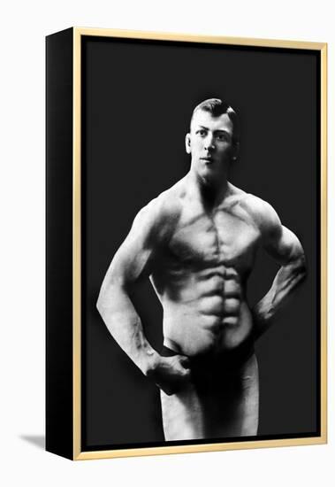 Perfect Abs-null-Framed Stretched Canvas