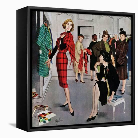"Perfect Fit", January 10, 1959-George Hughes-Framed Premier Image Canvas