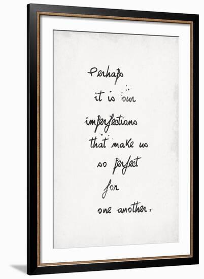 Perfect Imperfections-The Vintage Collection-Framed Giclee Print