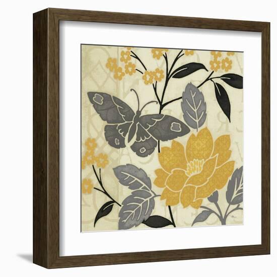 Perfect Petals IV Yellow-Pela Design-Framed Art Print