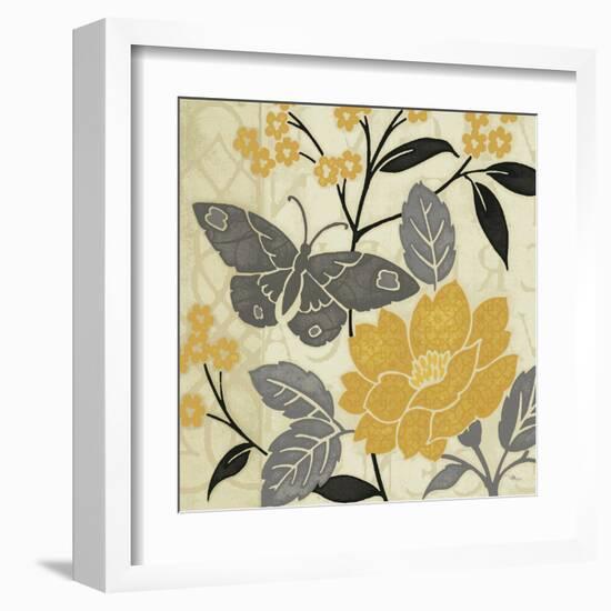 Perfect Petals IV Yellow-Pela Design-Framed Art Print