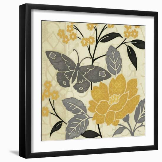 Perfect Petals IV Yellow-Pela Design-Framed Art Print