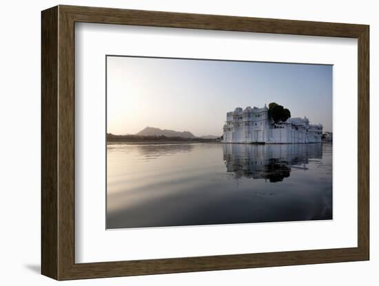 Perfect Reflection of Lake Palace Hotel, India-Martin Child-Framed Photographic Print