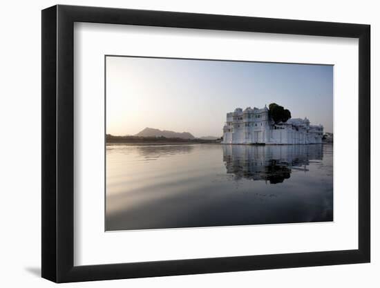 Perfect Reflection of Lake Palace Hotel, India-Martin Child-Framed Photographic Print