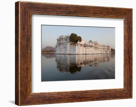 Perfect Reflection of Lake Palace Hotel, India-Martin Child-Framed Photographic Print