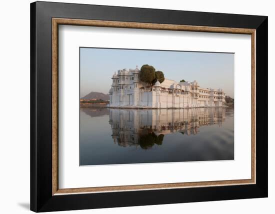 Perfect Reflection of Lake Palace Hotel, India-Martin Child-Framed Photographic Print