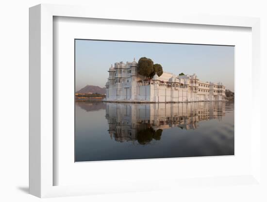 Perfect Reflection of Lake Palace Hotel, India-Martin Child-Framed Photographic Print