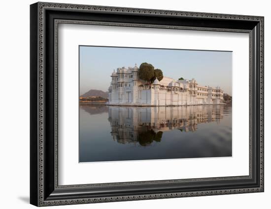 Perfect Reflection of Lake Palace Hotel, India-Martin Child-Framed Photographic Print