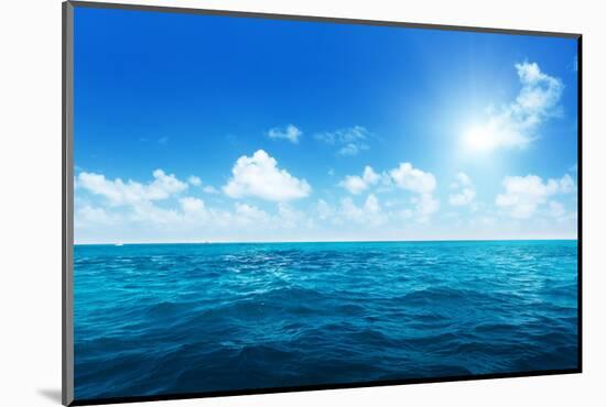 Perfect Sky and Water of Ocean-Iakov Kalinin-Mounted Photographic Print