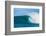 Perfect Wave-Beautiful blue wave breaking over a coral reef, Hawaii-Mark A Johnson-Framed Photographic Print