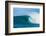 Perfect Wave-Beautiful blue wave breaking over a coral reef, Hawaii-Mark A Johnson-Framed Photographic Print