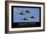 Perfection: Inspirational Quote and Motivational Poster-null-Framed Photographic Print