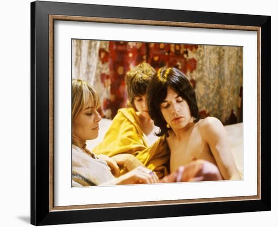 Performance, Anita Pallenberg, Michele Breton, Mick Jagger, 1970-null-Framed Photo